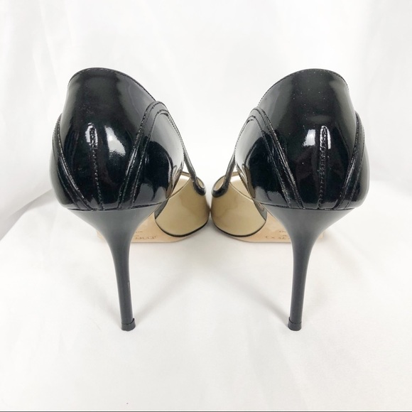 Jimmy Choo Vero Patent Leather Open Toe Heels - Picture 6 of 8